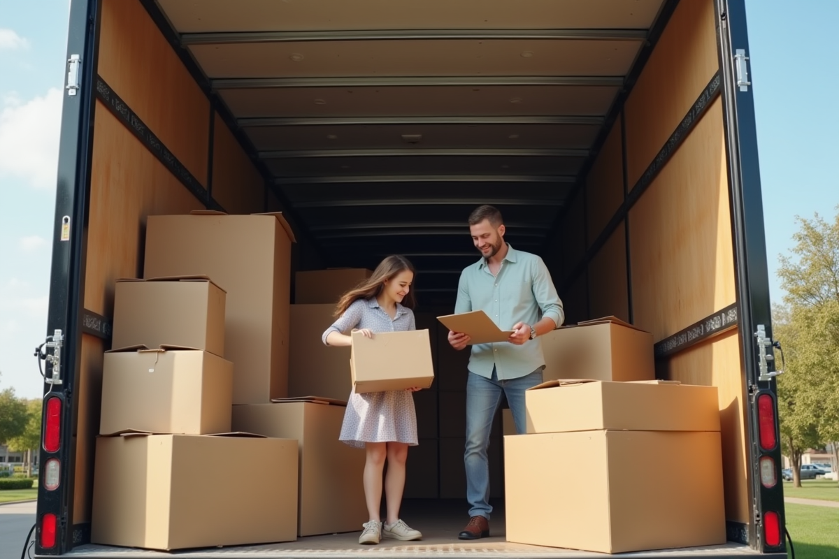 camion déménagement